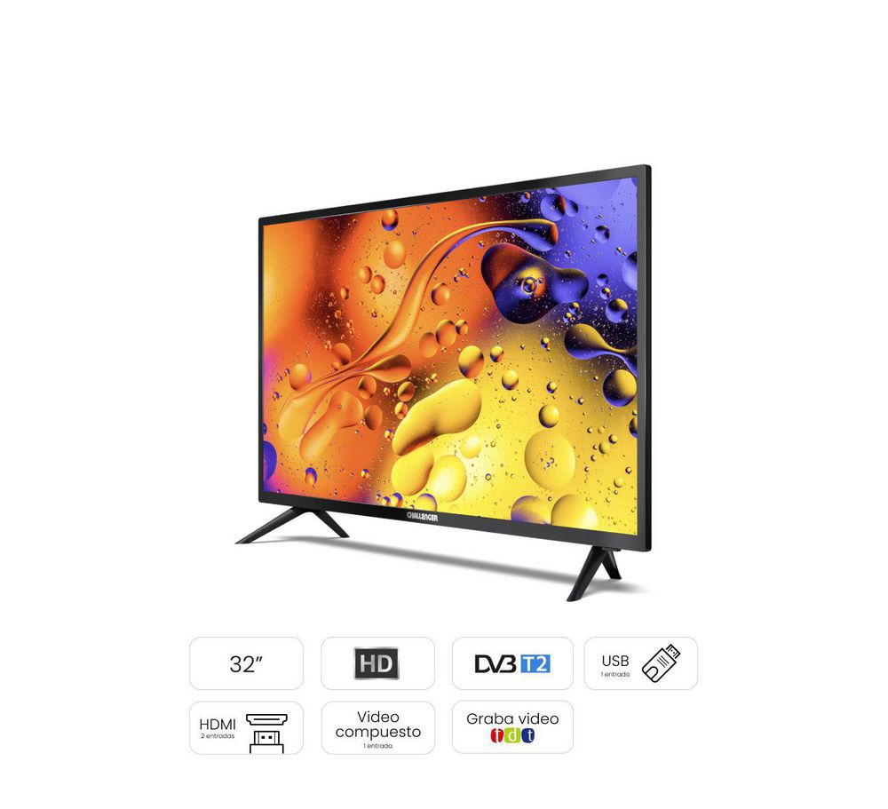Televisor CHALLENGER 32 pulgadas LED Hd Básico LED32L86 img #7