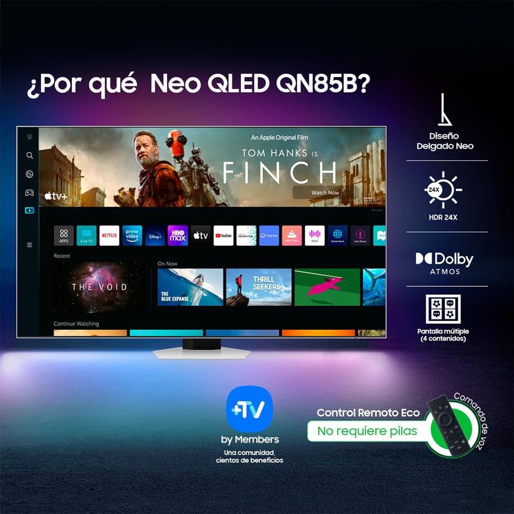 Televisor SAMSUNG 65 pulgadas Neo QLED Uhd4K Smart TV QN65QN85BA img #2