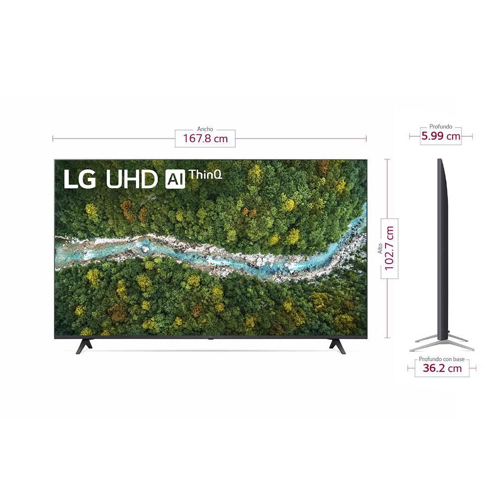 Televisor LG 75 pulgadas LED Uhd4K Smart TV 75UP7760PSB img #2
