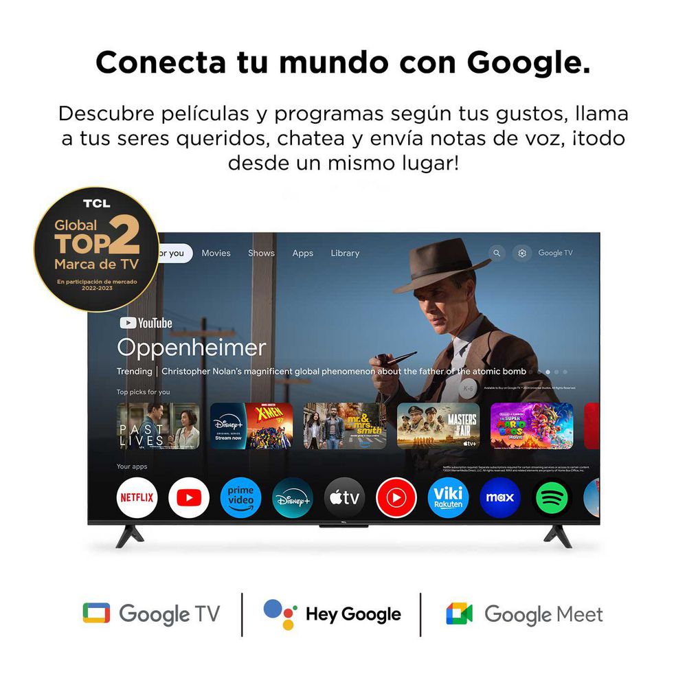 Televisor TCL 55 pulgadas LED Uhd4K Smart TV 55P635 img #5