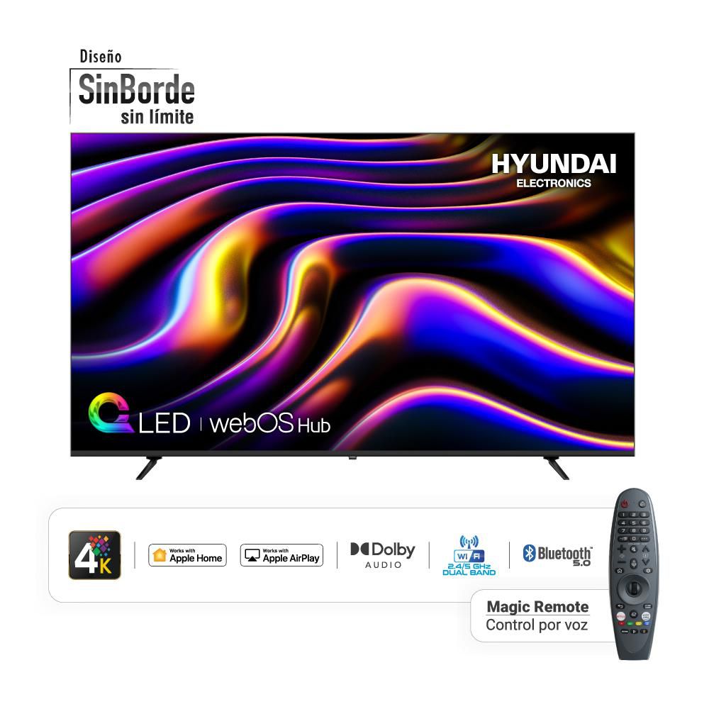 Televisor  HYUNDAI 86 pulgadas QLED Uhd4K Smart TV HYLED8601QW4KM img #2