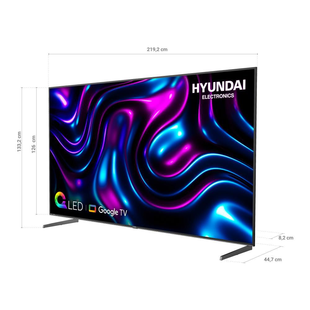Televisor  HYUNDAI 98 pulgadas QLED Uhd4K Smart TV HYLED9801QG4KM img #4