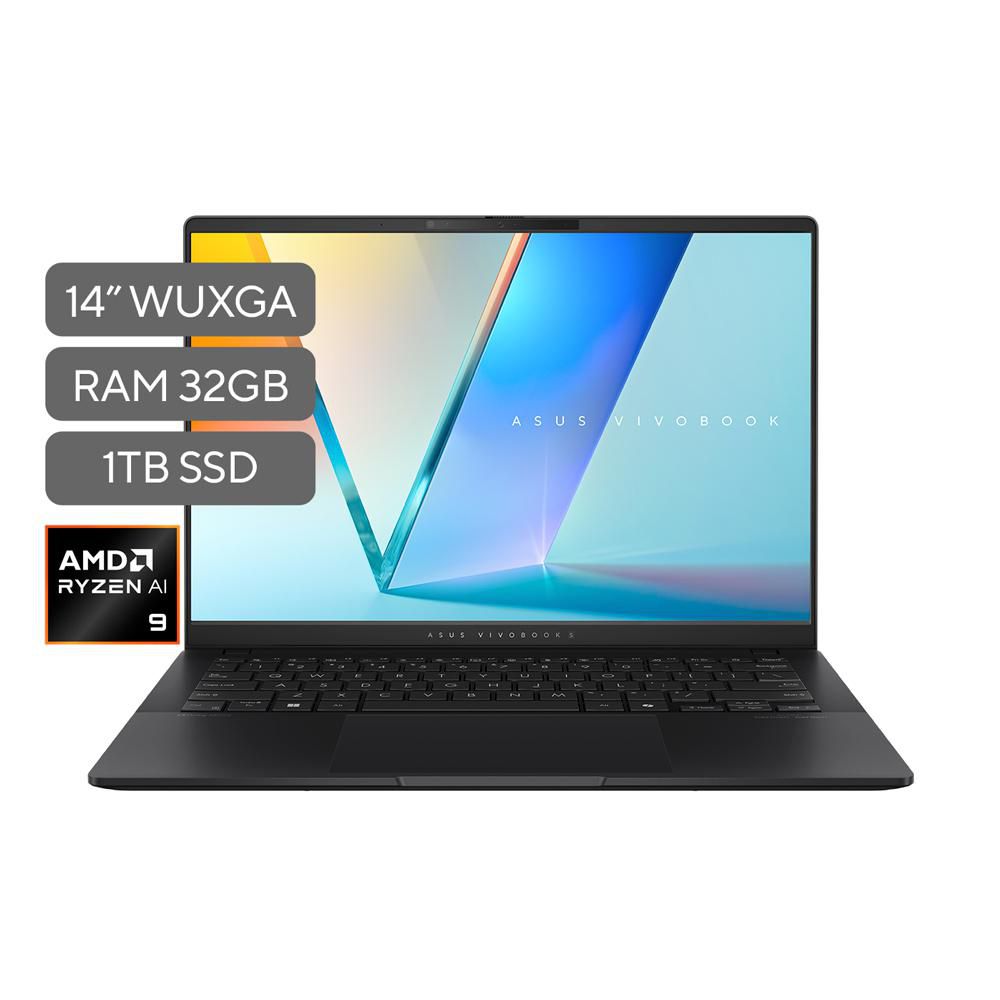 Portatil ASUS Vivobook S 14 OLED AMD Ryzen AI 9 365 RAM 32 GB 1 TB SSD M5406WAQD075W img #1