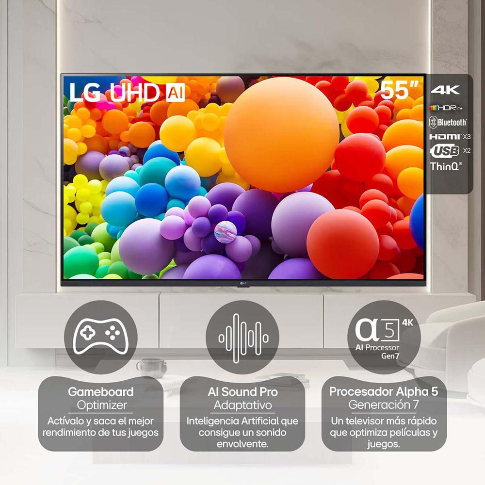 Televisor LG 55 pulgadas LED Uhd4K Smart TV 55UT7300PSA img #4