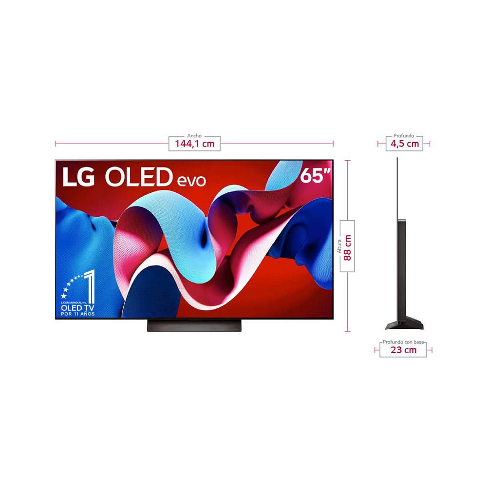 Televisor LG 65 pulgadas OLED Uhd4K Smart TV OLED65C4PSA img #3