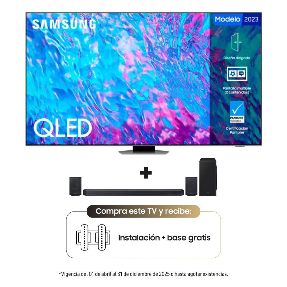 Televisor SAMSUNG 98 pulgadas QLED Uhd4K Smart TV QN98Q80CAKXZL+ Barra de Sonido HW930C img #1