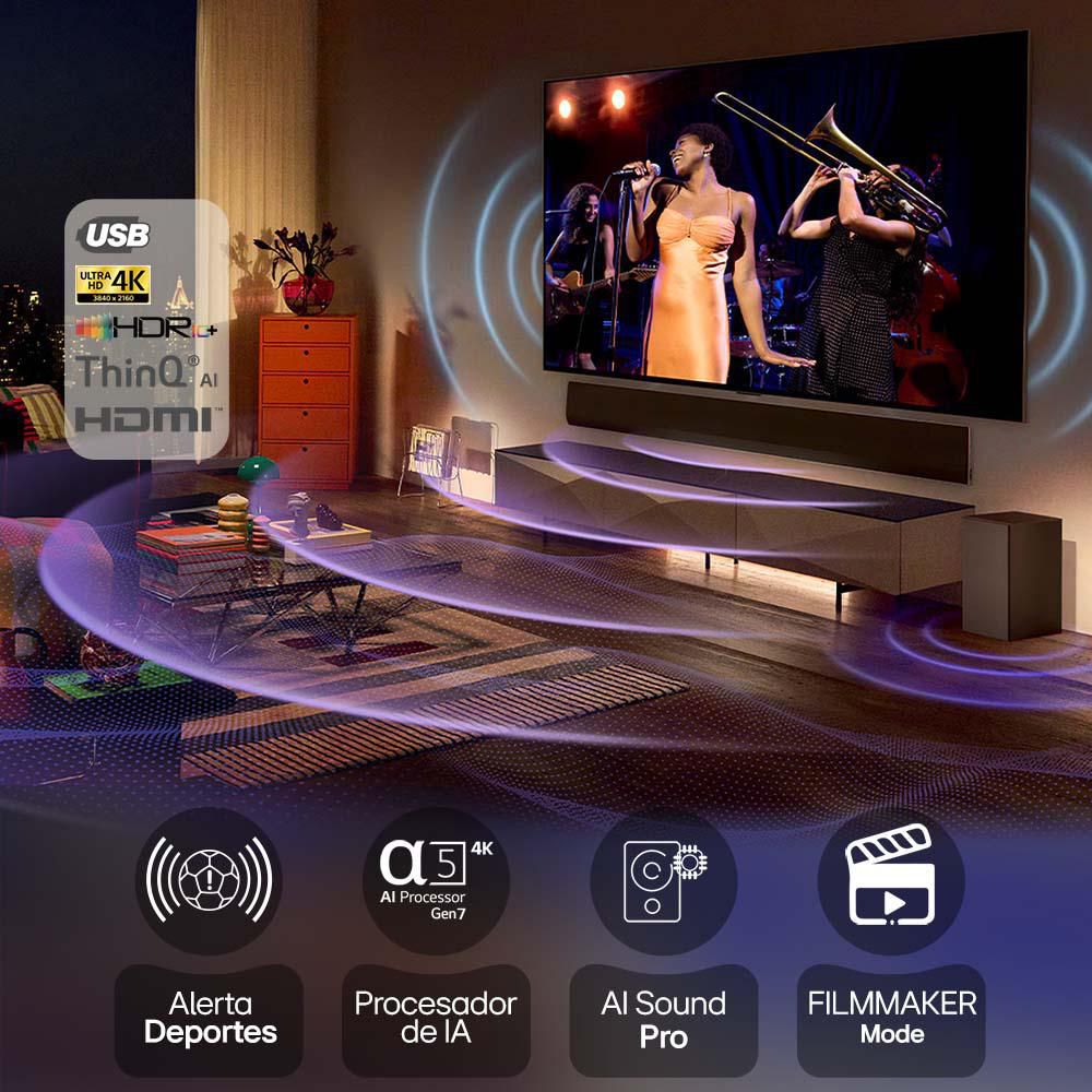 Televisor LG 75 pulgadas LED Uhd4K Smart TV 75UT8000PSB.AWC img #2