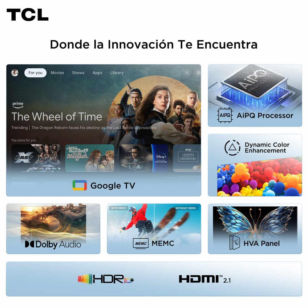 Televisor TCL 75 pulgadas LED Uhd4K Smart TV 75P6K img #3