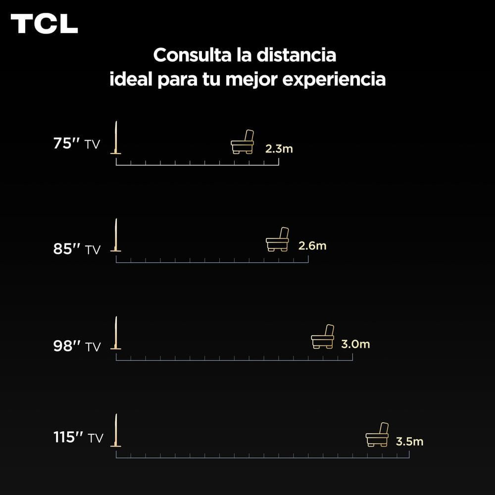 Televisor TCL 75 pulgadas LED Uhd4K Smart TV 75P6K img #8
