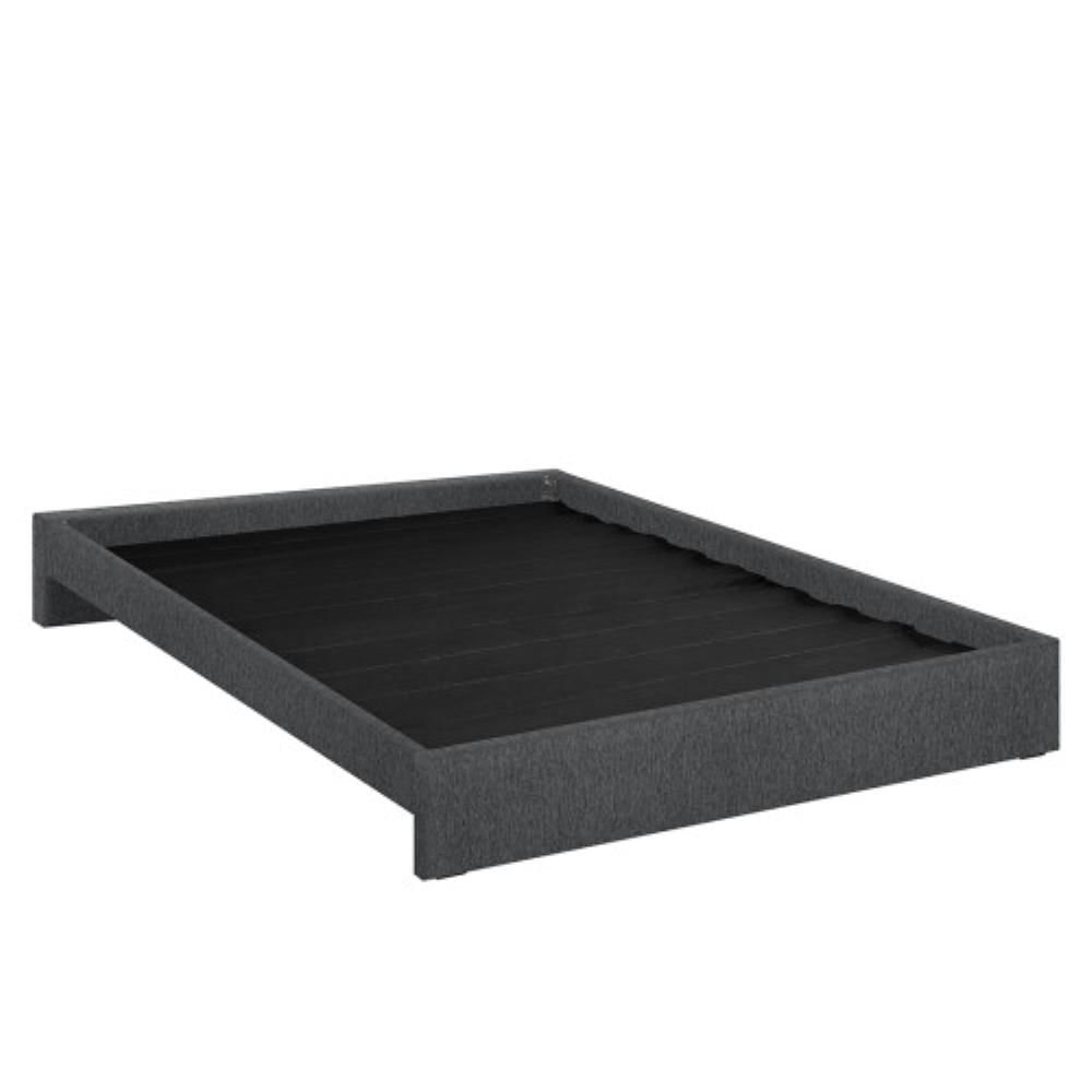 Combo Pullman Queen (160X190) Rollpack Gris + Base Cama + Almohada | Tela Gris img #3