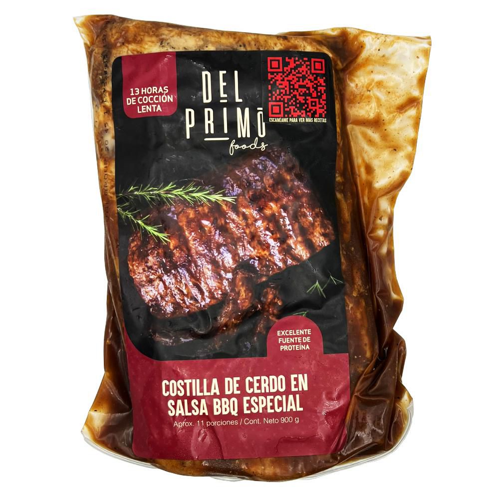 Costilla de cerdo Del Primo Foods BBQ especial (900  gr) img #1