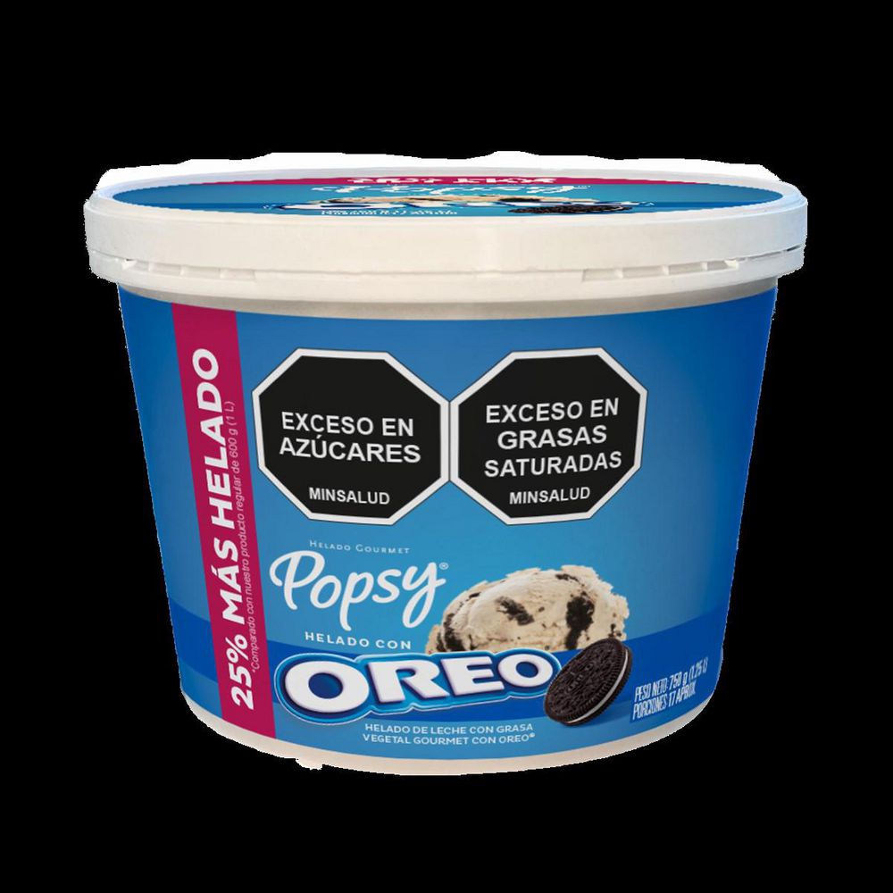 Helado POPSY Oreo Gourmet (750  gr) img #2