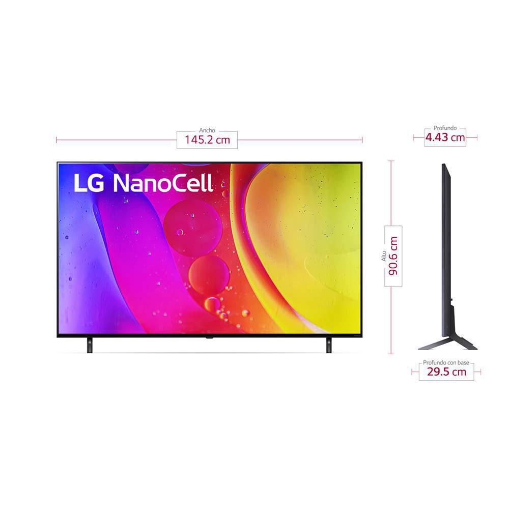 Televisor LG 65 pulgadas NanoCell Uhd4K Smart TV 65NANO80SQA.AWC img #2