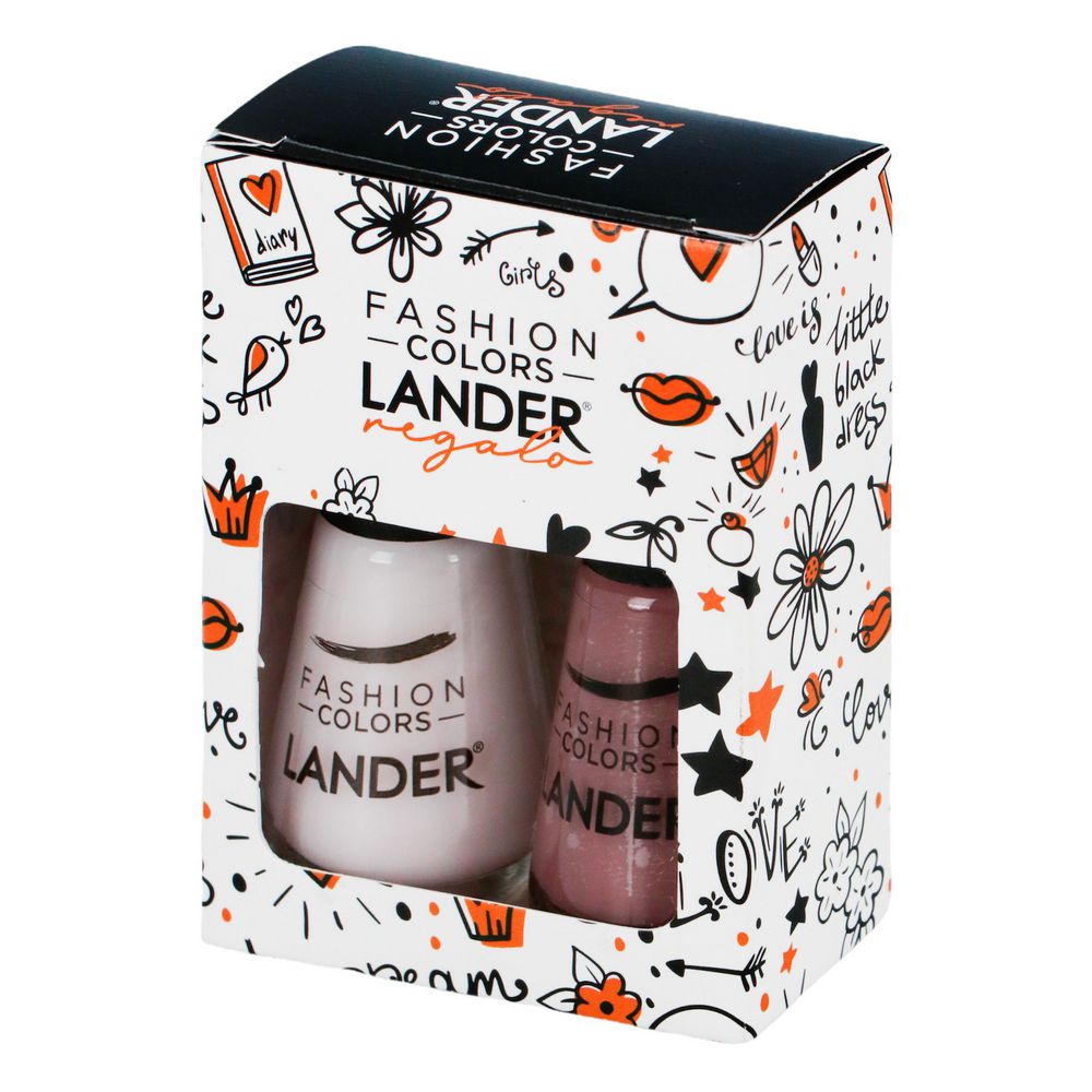 Kit maquillaje de uñas LANDER esmaltes (2  und) img #2