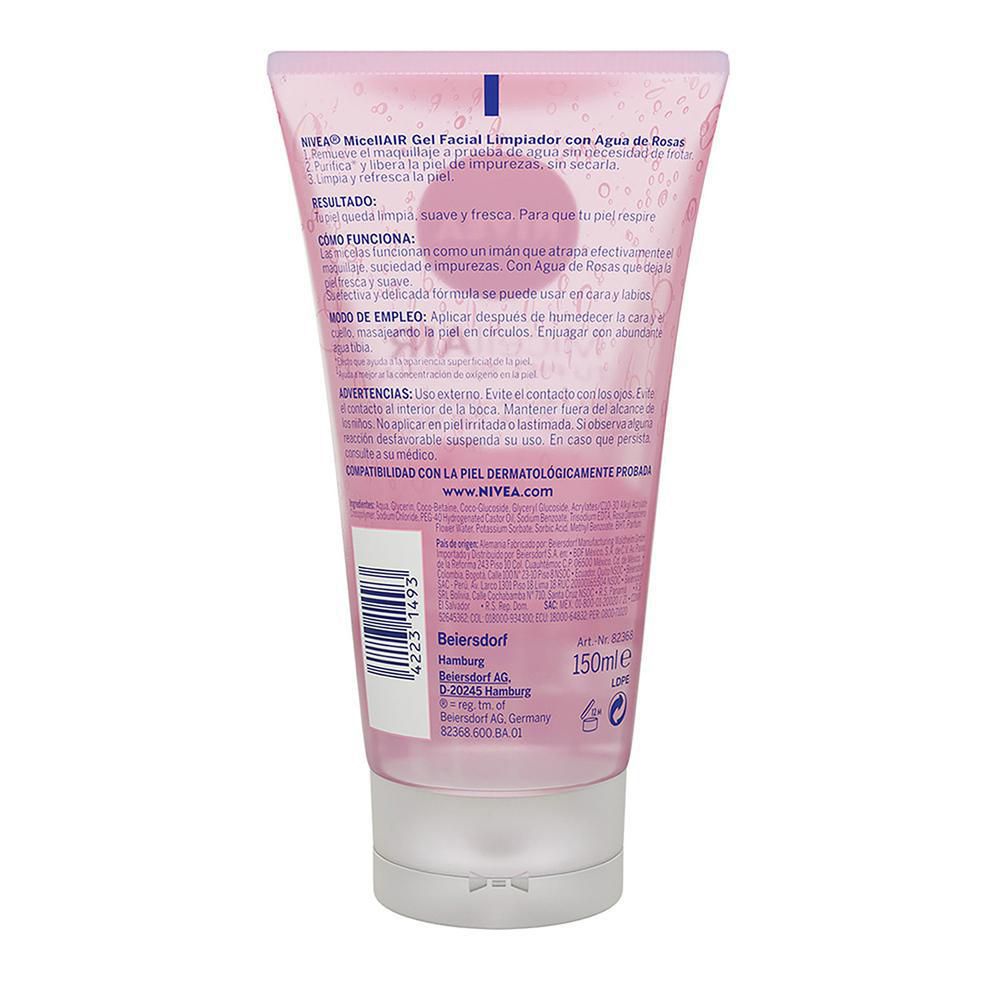 Gel facial NIVEA agua de rosas (150  ml) img #6
