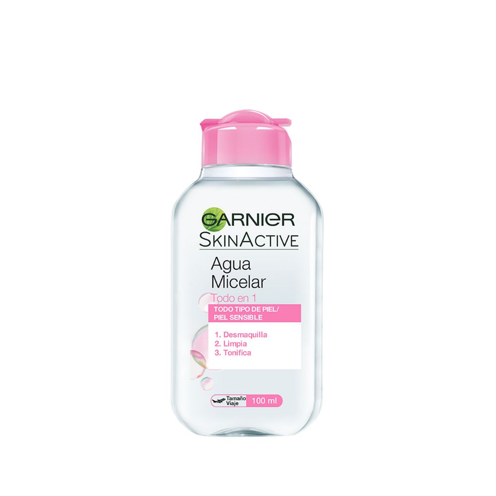 Agua micelar GARNIER SKIN ACTIVE original todo en 1 (100  ml) img #2