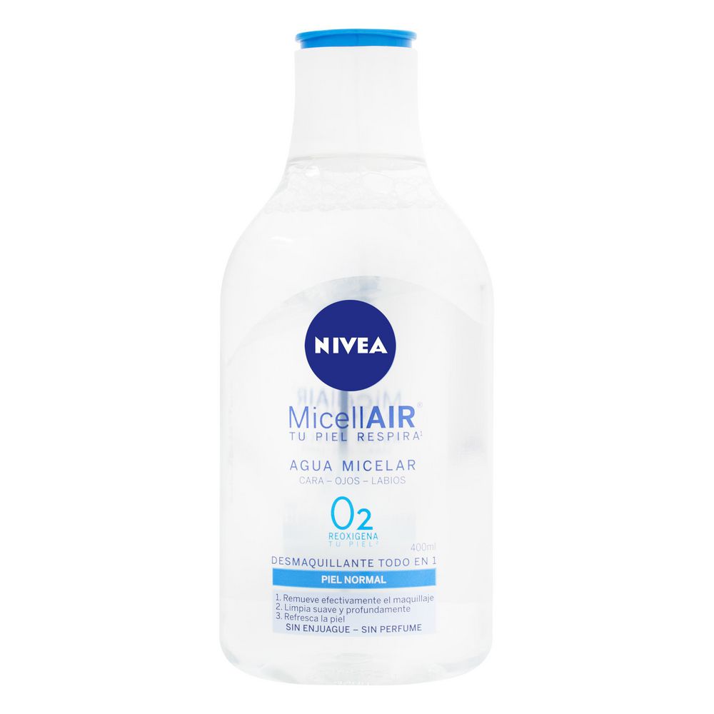 Agua micelar NIVEA desmaquillante piel normal (400  ml) img #1