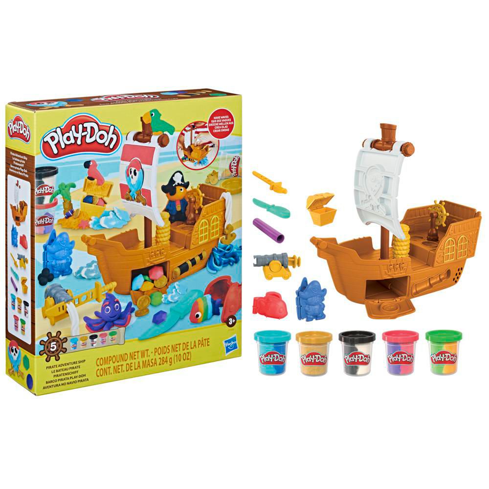 Masas y Plastilinas Barco Pirata PLAY DOH img #3