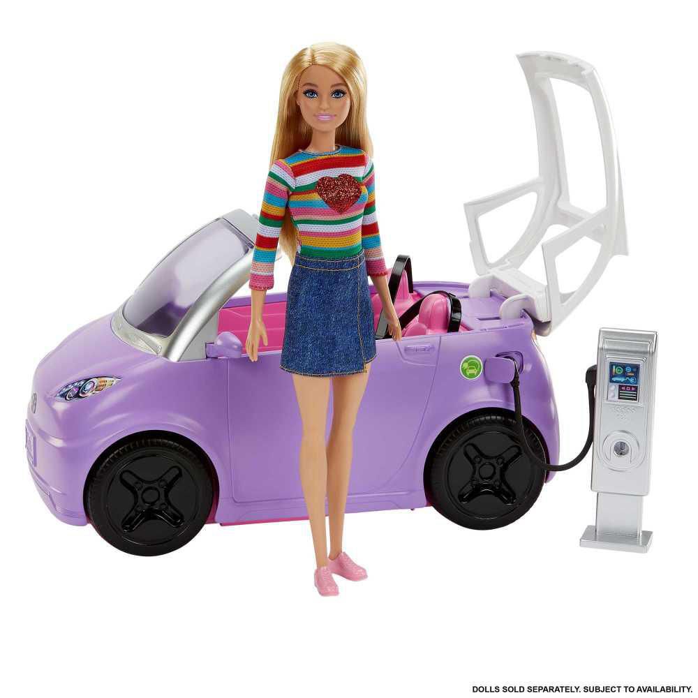 Vehiculo para Muñecas  Coche Morado Convertible  BARBIE img #3