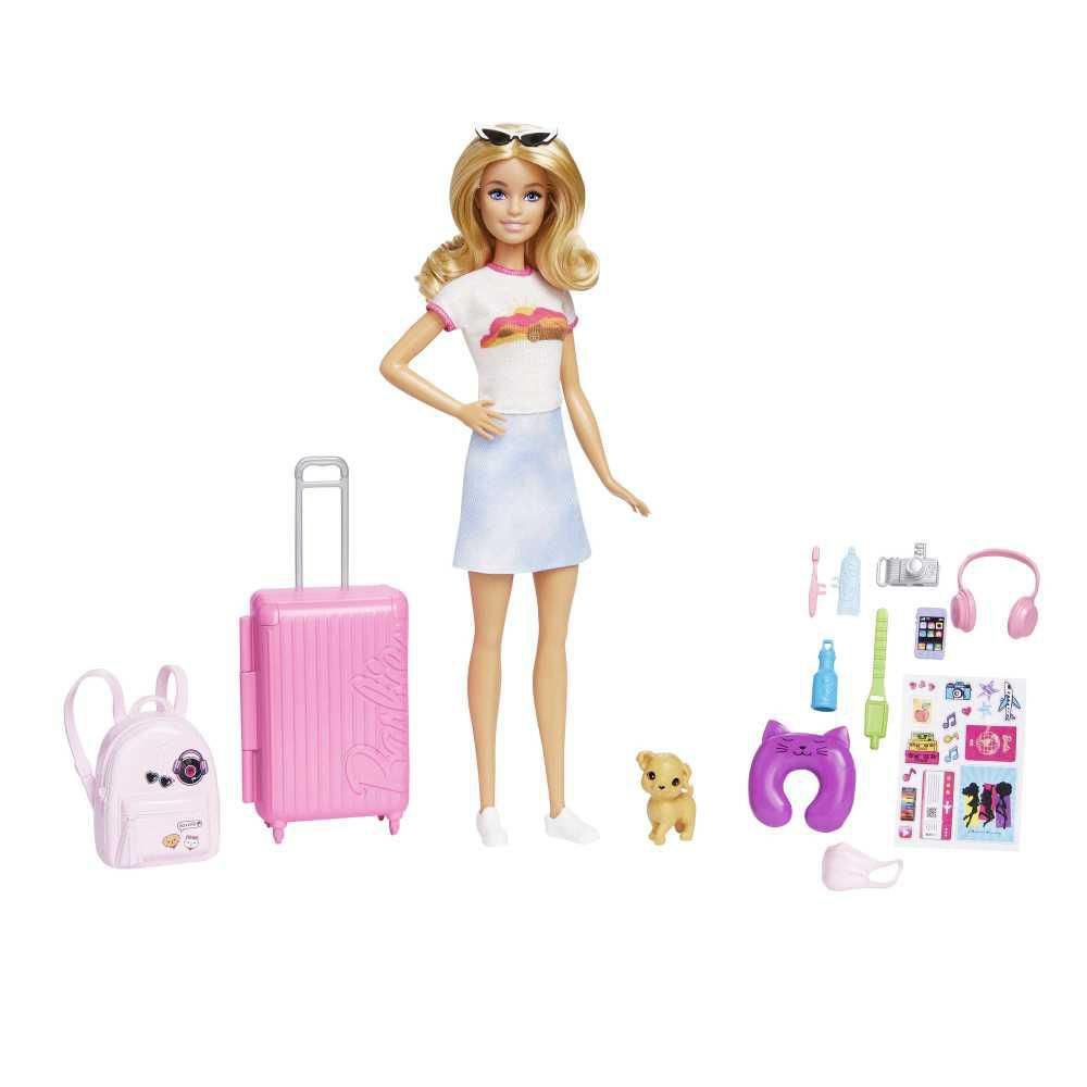 Muñeca  Viajera Malibú con Maleta  BARBIE img #1