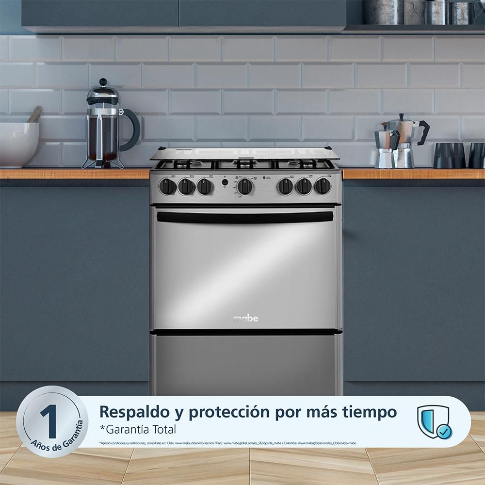 Estufa Gas natural MABE De Piso 6 puestos EMC30KXX6 img #5