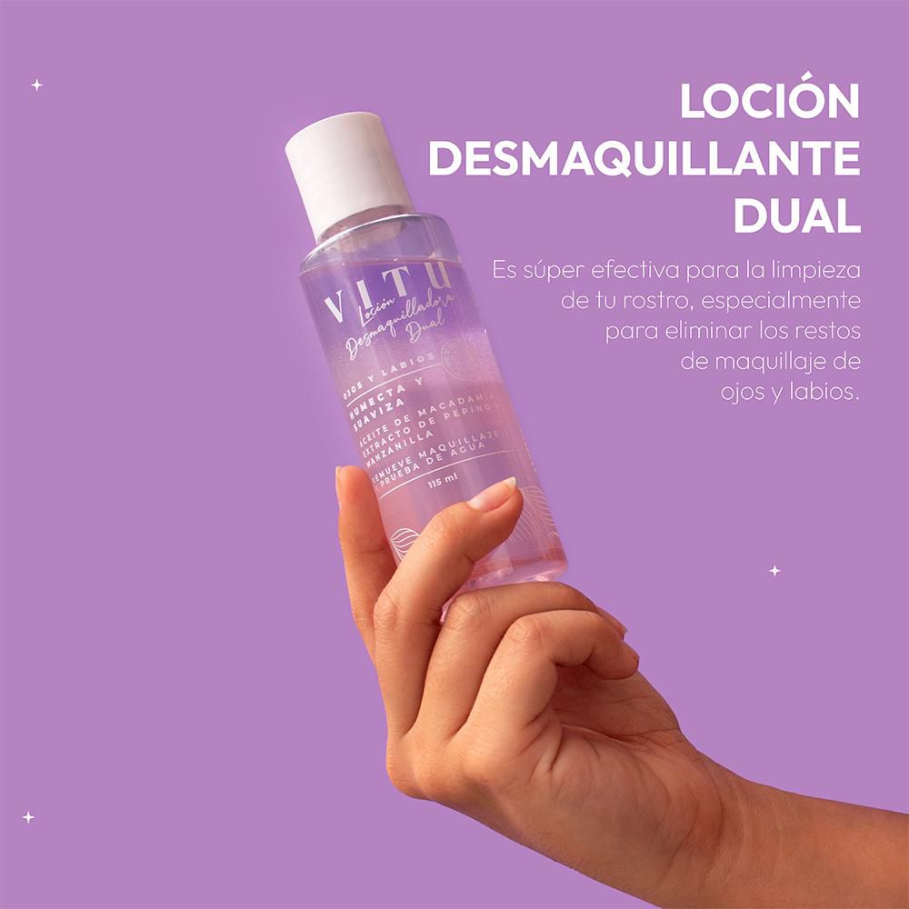 Desmaquillante VITU loción dual (115  ml) img #3