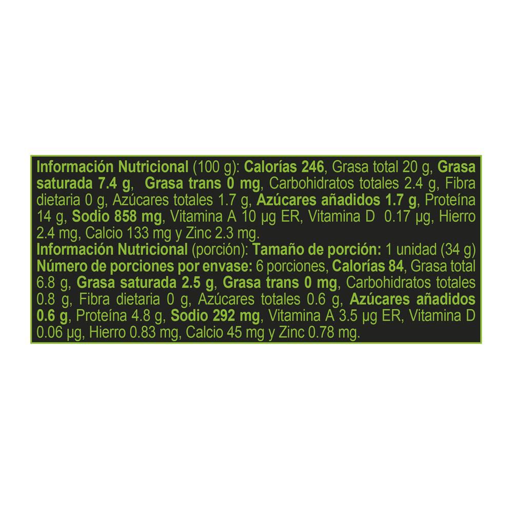 Salchicha RANCHERA CHIMICHURRI (204  gr) img #3
