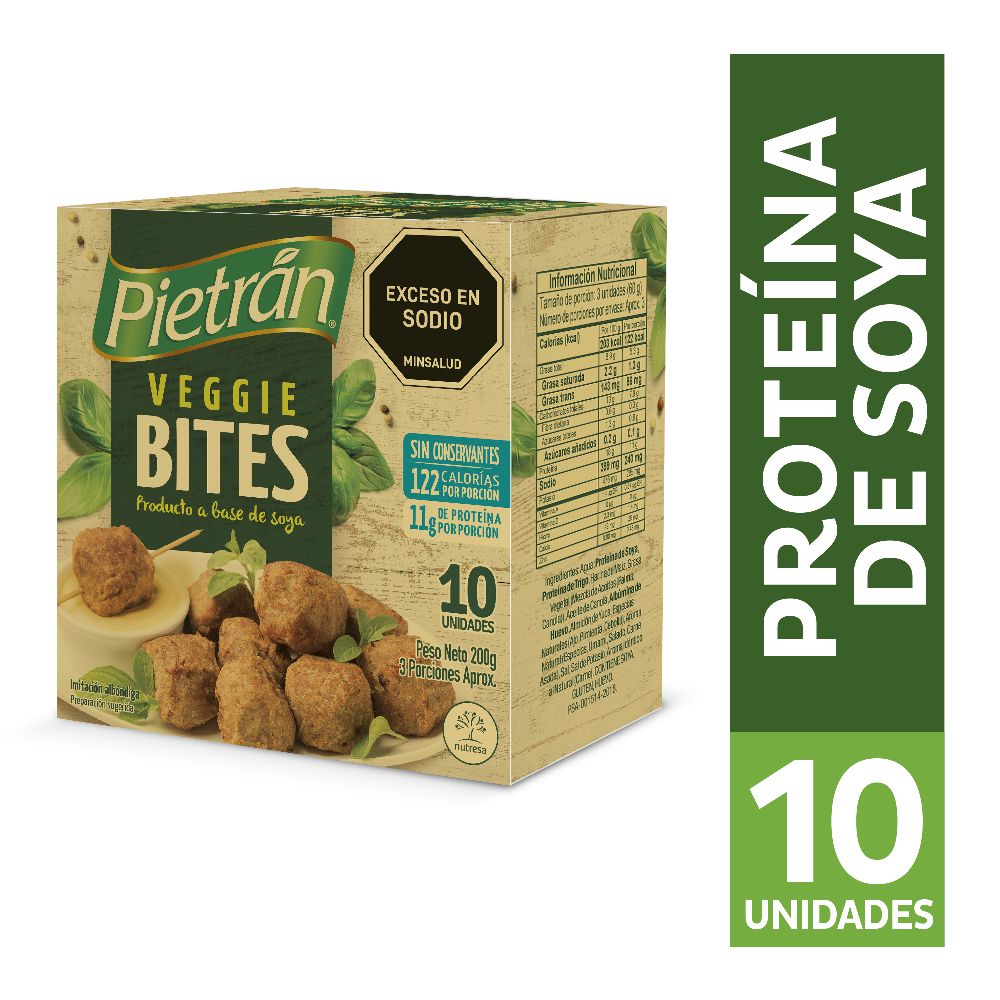 Proteína vegetal PIETRAN producto a base de soya (200  gr) img #2