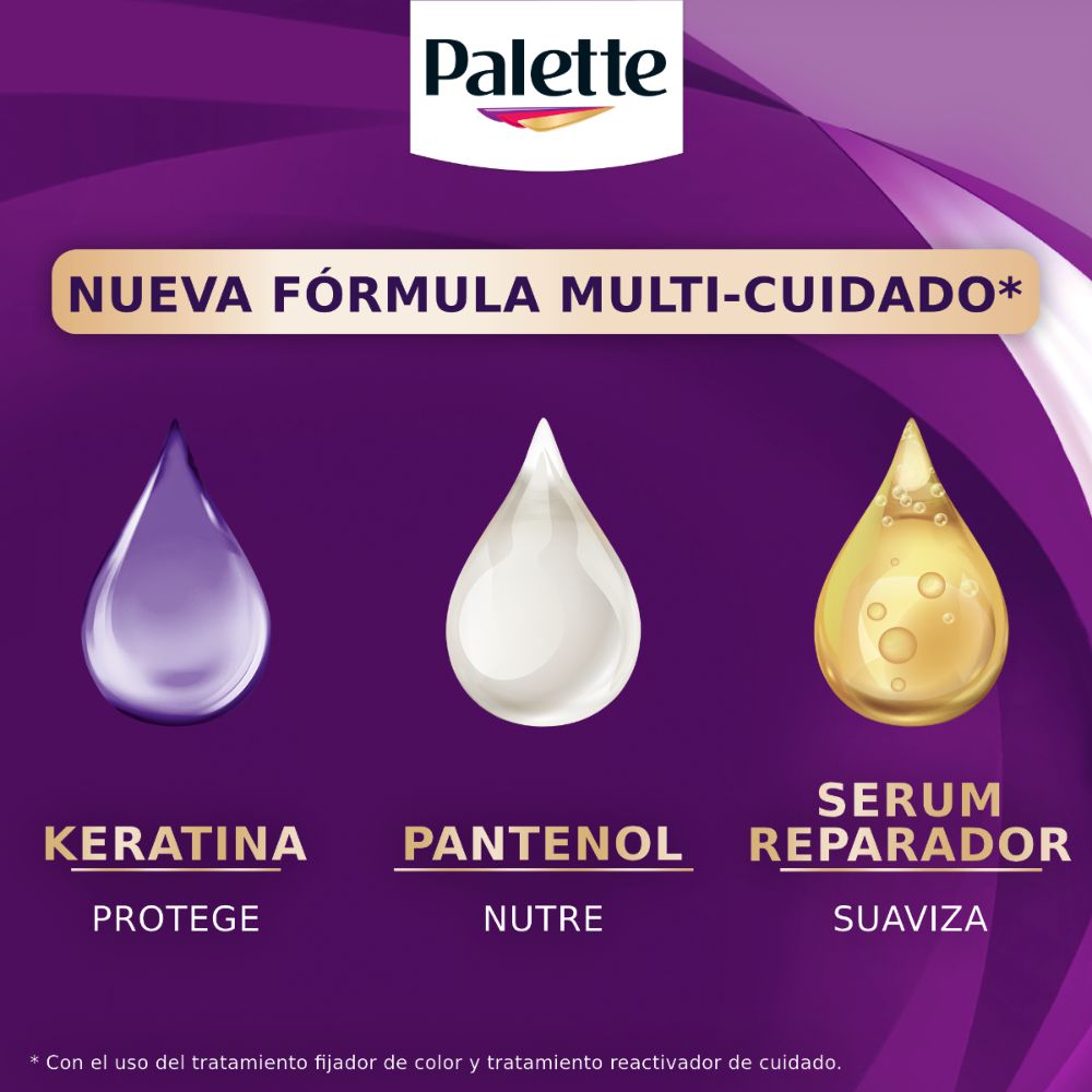 Tinte para cabello PALETTE rubio extra claro cenizo (2  und) img #3