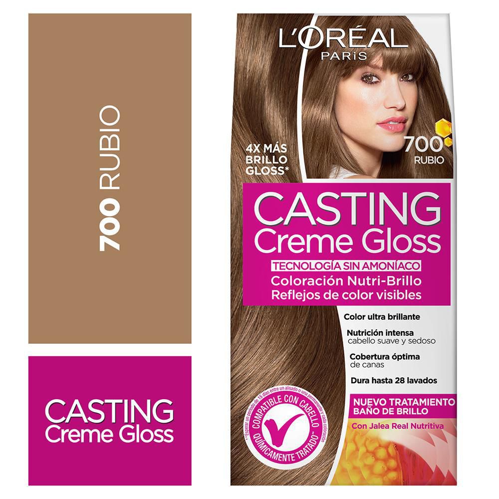 Tinte para cabello CASTING CREME sin amoníaco rubio (1  und) img #1