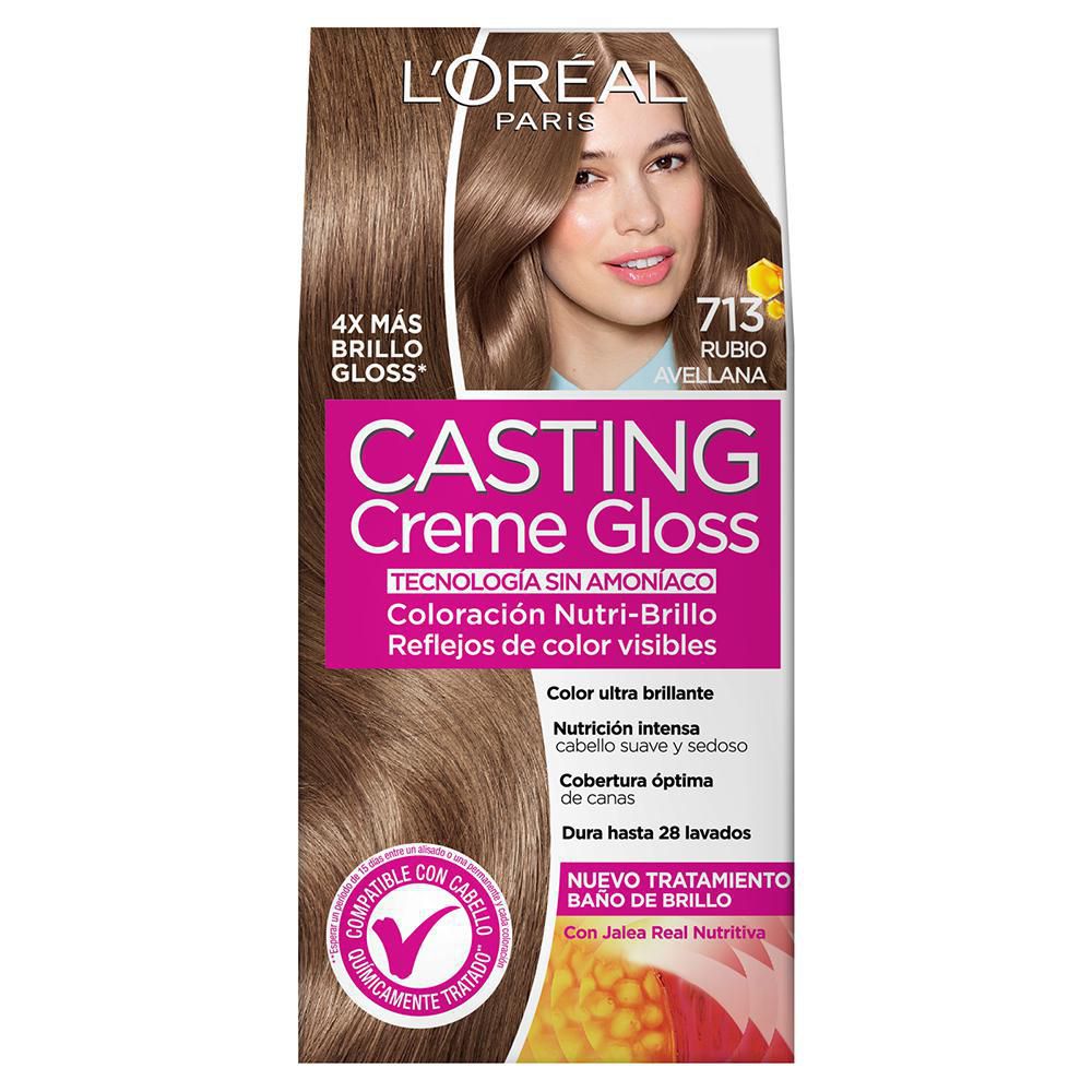 Tinte para cabello CASTING CREME sin amoníaco rubio glace (1  und) img #2