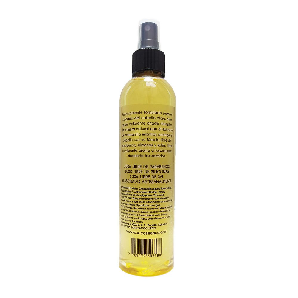Loción corporal OZU en spray con agua de manzanilla (250  ml) img #2