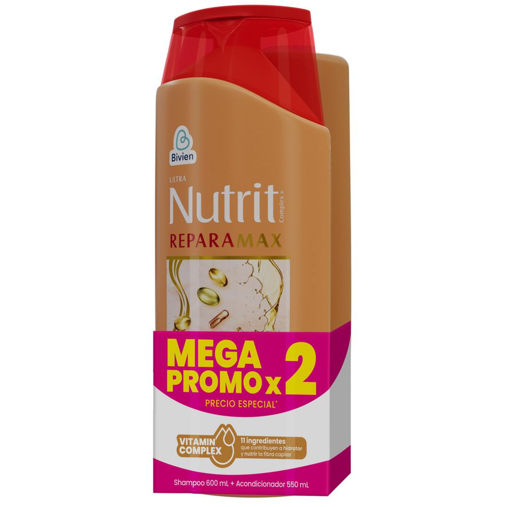 Shampoo ULTRA NUTRIT repara max (2  UNIDAD) img #3