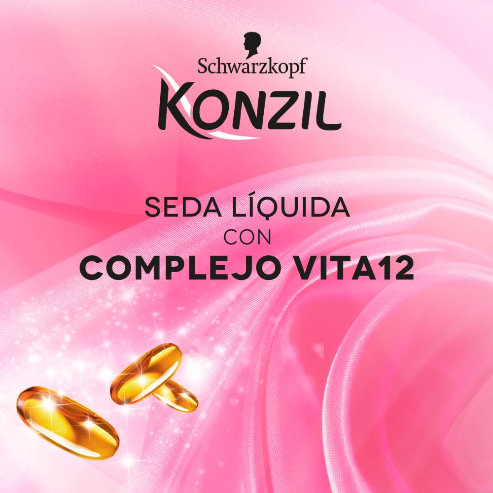 Shampoo KONZIL suavidad y brillo seda líquida (680  ml) img #2