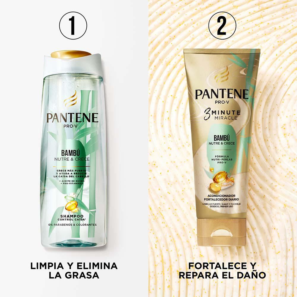 Shampoo PANTENE bambú nutre y crece  (570  ml) img #3