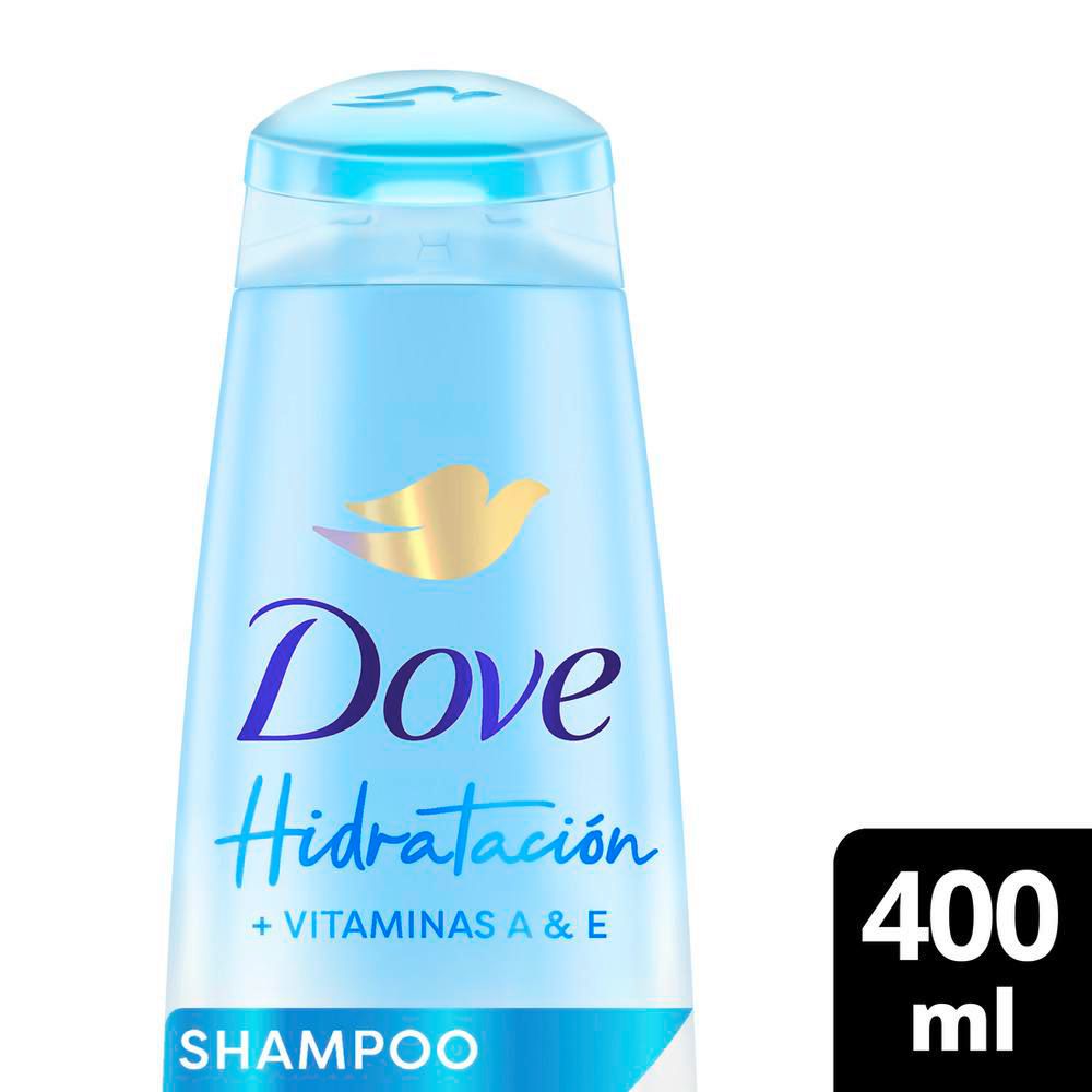 Shampoo DOVE hidratación cabello liviano (400  ml) img #2