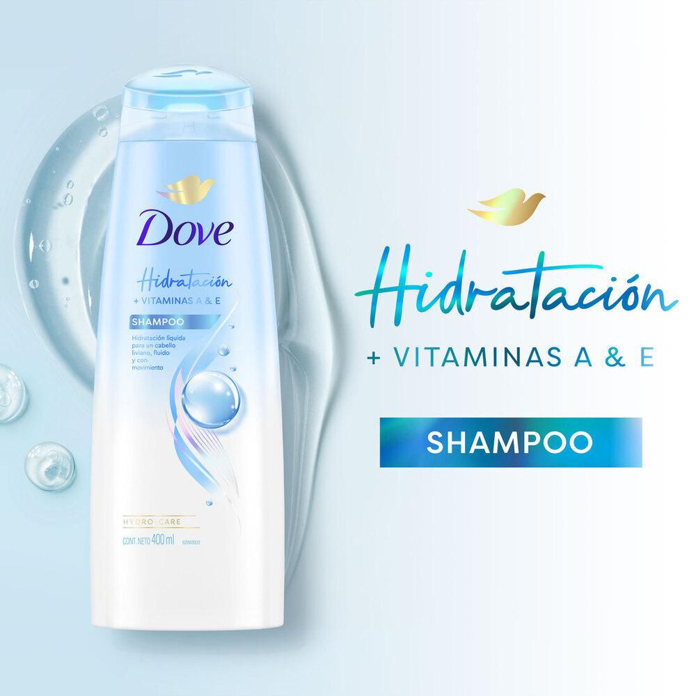 Shampoo DOVE hidratación cabello liviano (400  ml) img #7
