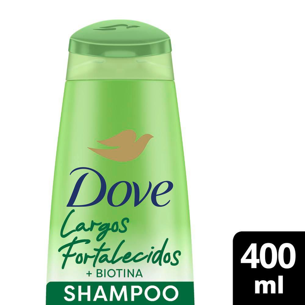 Shampoo DOVE largos fortalecidos (400  ml) img #2