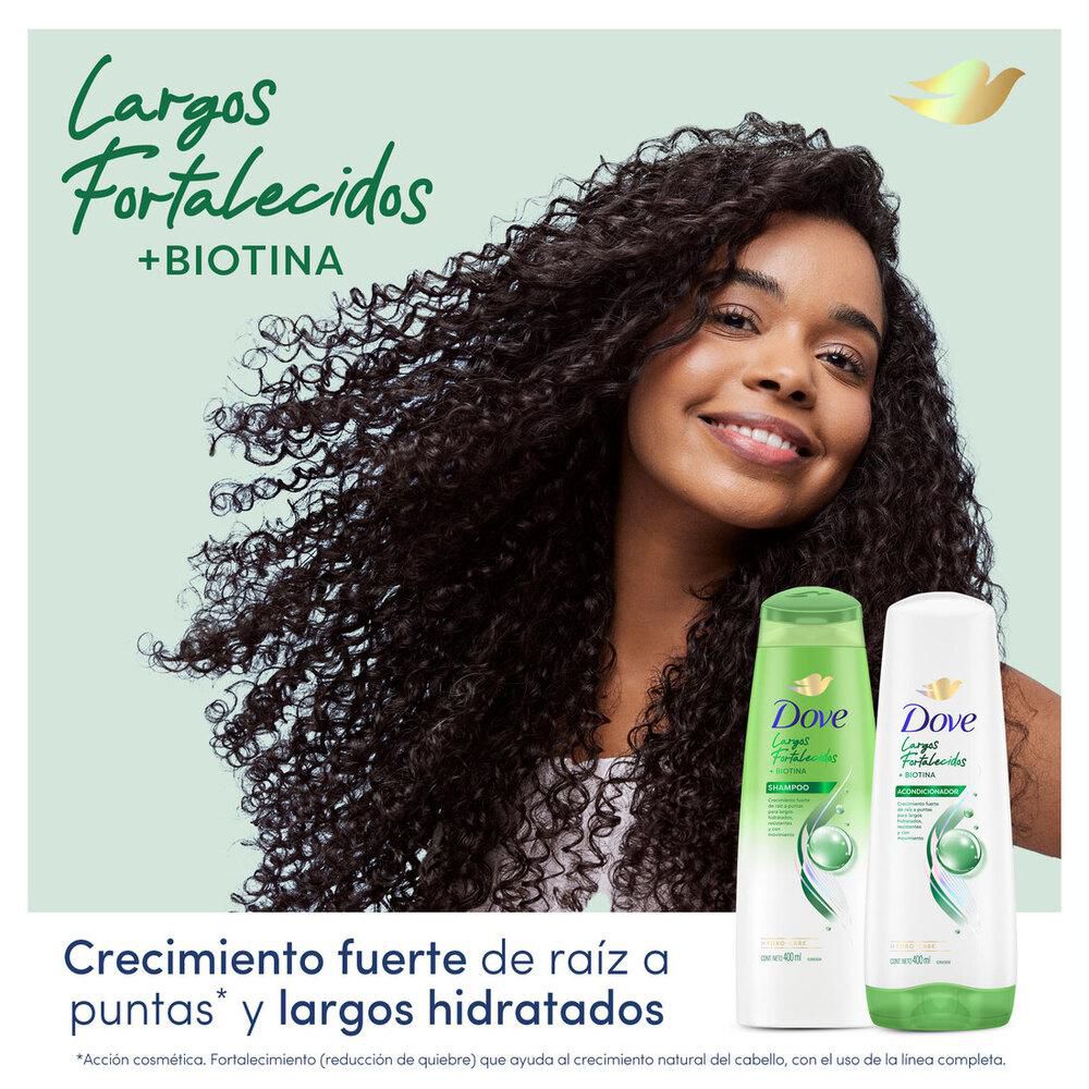 Shampoo DOVE largos fortalecidos (400  ml) img #4