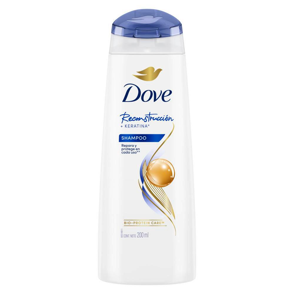 Shampoo DOVE reconstrucción keratina (200  ml) img #1