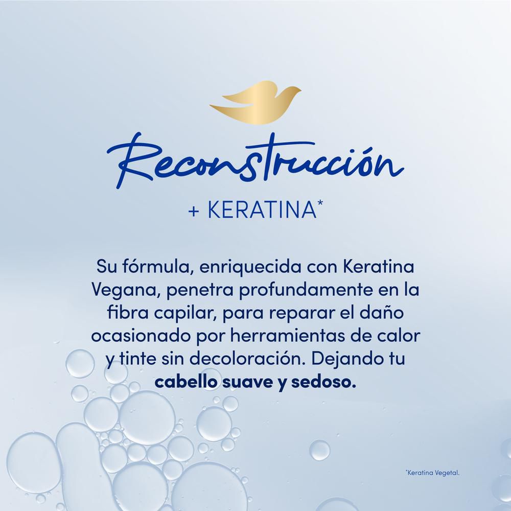 Shampoo DOVE reconstrucción keratina (200  ml) img #7