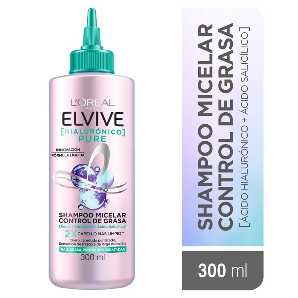 Shampoo ELVIVE micelar hidra purificante pure (300  ml) img #1