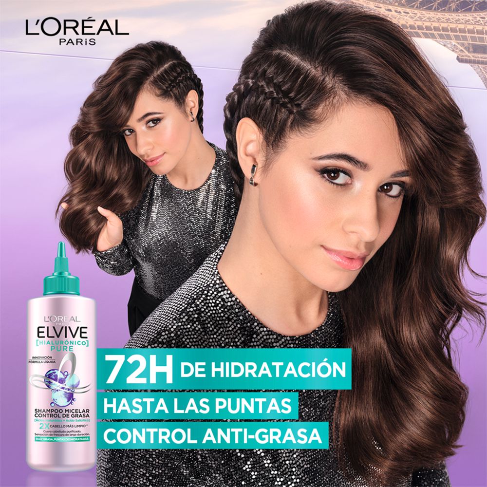 Shampoo ELVIVE micelar hidra purificante pure (300  ml) img #7