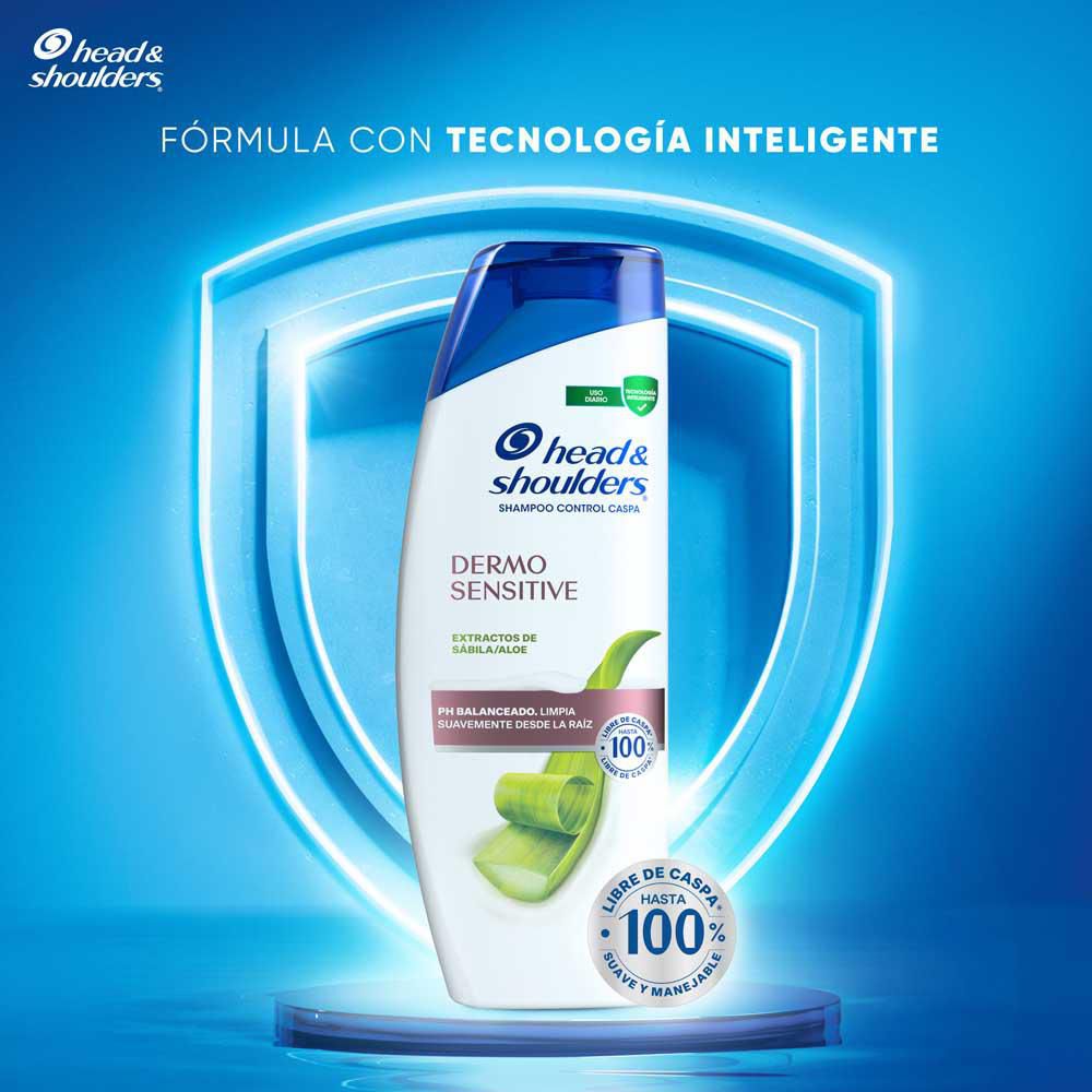 Shampoo H&S dermo sensitive extracto de sábila (180  ml) img #2
