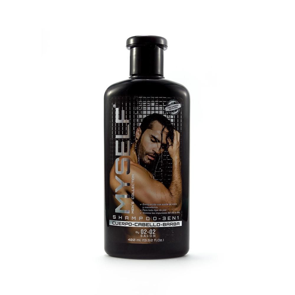 Shampoo MYSELF cuerpo, cabello y barba (400  ml) img #1