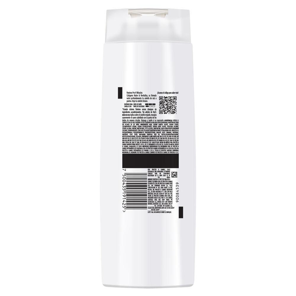 Shampoo PANTENE colágeno nutre y revitaliza (300  ml) img #3