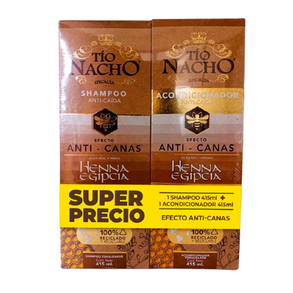 Shampoo TIO NACHO anticanas + acondicionador (830  ml) img #1