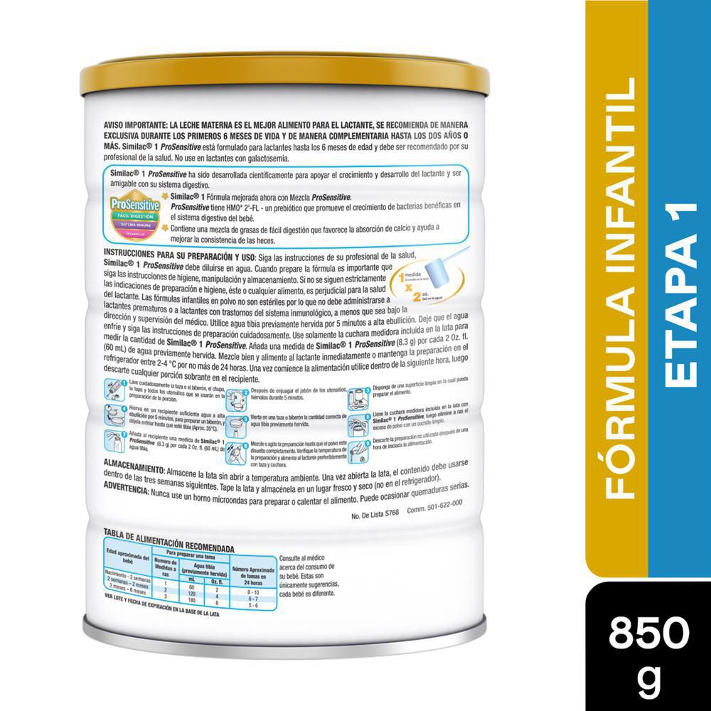 Leche SIMILAC  (850  gr) img #2