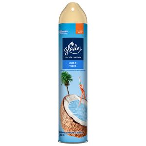Aromatizante GLADE en aerosol, coco vibes (400 ml)