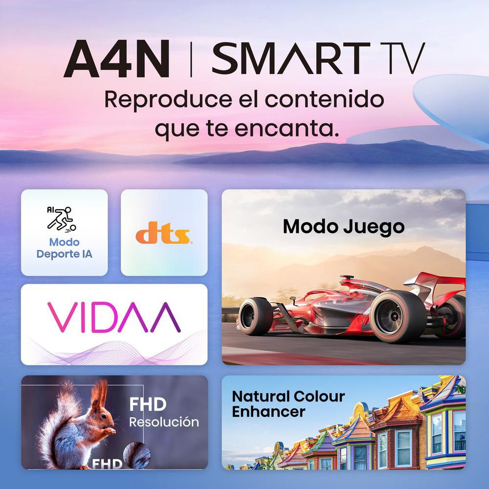 Televisor HISENSE 43 pulgadas LED Fhd Smart TV 43A4N img #3